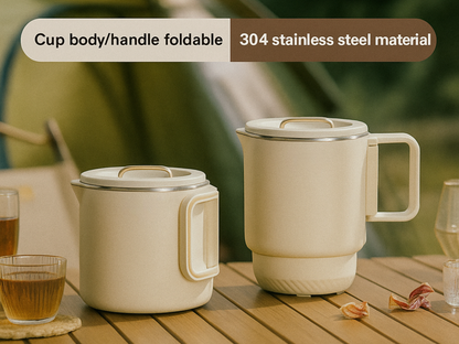 2025 New 3 in 1 Multifunctional Rice Cooker Portable Small Travel Electric Kettle Household Foldable Electric Cooker Hot Pot